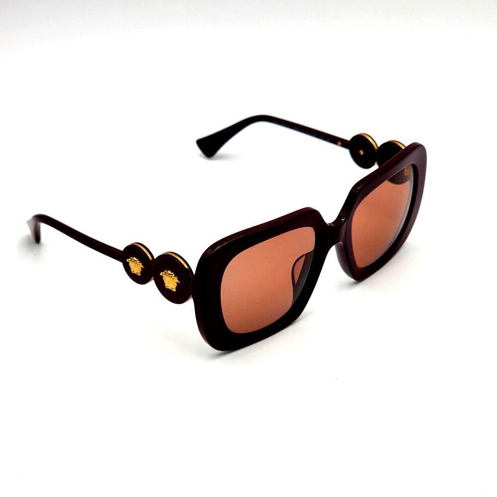 VERSACE Women's Sunglasses 4434-F 5382/73 Square Frame 54mm Colored Lenses - Picture 8 of 16